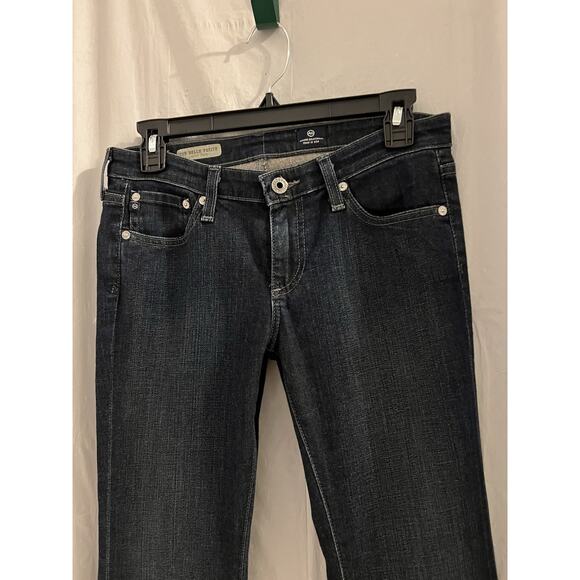 adriano goldschmied jeans womens The Belle Petite Flare Low Rise Sz 27 R - Picture 2 of 7
